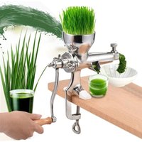 Ymyny - Crediri Manueller Entsafter aus Edelstahl für Obst, Gemüse, Weizengras, Gemüsesaftpresse, manueller Entsafter Ymyny - Crediri Manueller Entsafter aus Edelstahl für Obst, Gemüse, Weizengras, Gemüsesaftpresse, manueller Entsafter von YMYNY