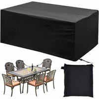 Ymyny - Gartenmöbel-Abdeckung, Gartentisch-Abdeckung, 210D Polyester, wasserdicht, UV-beständig, Gartenmöbel-Abdeckung, Schutzhülle für Gartentische, von YMYNY