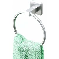 Ymyny - Handtuchring fürs Badezimmer, 15,8 cm, aus gebürstetem Nickel und Edelstahl mumu von YMYNY