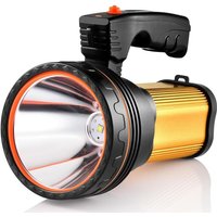 Ymyny - LED-Taschenlampe, 7000 Lumen, wiederaufladbar, wasserdicht, IPX4, tragbare Campinglampe, 6000 mAh, Campinglampe, tragbarer Scheinwerfer Ymyny - LED-Taschenlampe, 7000 Lumen, wiederaufladbar, wasserdicht, IPX4, tragbare Campinglampe, 6000 mAh, Campinglampe, tragbarer Scheinwerfer von YMYNY