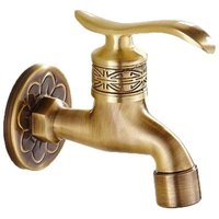 Ymyny - Messing Outdoor Wand Montiert Garten Wasserhahn Antike Mopp Wasserhahn für Bad Pool mumu Ymyny - Messing Outdoor Wand Montiert Garten Wasserhahn Antike Mopp Wasserhahn für Bad Pool mumu von YMYNY