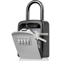 Ymyny - Safe Key Box, codierter Schlüsselkasten [wetterfest] [mit abnehmbarem Griff] Tragbarer Mini-Safe-Schlüsselkasten mit zurücksetzbarem Code für von YMYNY