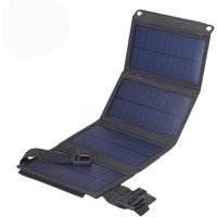 Ymyny - Schwarz) 20w 5v Faltbares Solarpanel Power Bank Tragbares Ladegerät Outdoor Camping mumu von YMYNY