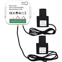 Ymyny - Smart WiFi Steckdose Tuya Solar Steckdose app Überwachung Steckdose Dual Channel mumu von YMYNY