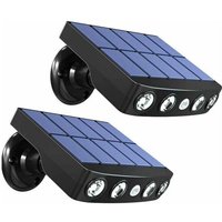 Solar-Bewegungsmelder-Leuchte für den Außenbereich, wasserdichte Solarleuchte für den Außenbereich, kabellose Außenbeleuchtung, Gartenwandleuchte, von YMYNY