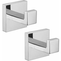 Ymyny - Stück Wandhaken Handtuchhaken 304 Edelstahlhaken Silber Rostfreier Haken Badezimmerzubehör Haken, Silber mumu Ymyny - Stück Wandhaken Handtuchhaken 304 Edelstahlhaken Silber Rostfreier Haken Badezimmerzubehör Haken, Silber mumu von YMYNY