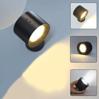 Ymyny - Wandlampe Innen, led Touch Wandleuchte mit USB-Ladeanschluss, Touch-Steuerung, 3 Helligkeitsstufen, 3 Temperaturen, 360° Drehbare Ymyny - Wandlampe Innen, led Touch Wandleuchte mit USB-Ladeanschluss, Touch-Steuerung, 3 Helligkeitsstufen, 3 Temperaturen, 360° Drehbare von YMYNY