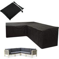 Ymyny - Wasserdichter Ecksofa-Bezug, Eck-Gartenmöbel-Bezug, Gartensofa-Bezug, Staubdicht und UV-beständig, 210T Polyestergewebe/300x300x98cm mumu Ymyny - Wasserdichter Ecksofa-Bezug, Eck-Gartenmöbel-Bezug, Gartensofa-Bezug, Staubdicht und UV-beständig, 210T Polyestergewebe/300x300x98cm mumu von YMYNY