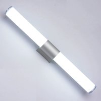 Led Wandleuchte Badspiegel Metall Glas E14 Badbeleuchtung Lampe mit Steckdose mumu von YMYNY