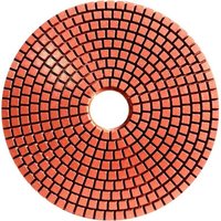 Zoll 150 mm Nass-/Trocken-Diamant-Polierpads Flexible Schleifscheiben für Beton, Granit, Marmor, Schleifscheibe mit 30–3000er Körnung, 100er Körnung Zoll 150 mm Nass-/Trocken-Diamant-Polierpads Flexible Schleifscheiben für Beton, Granit, Marmor, Schleifscheibe mit 30–3000er Körnung, 100er Körnung von YMYNY