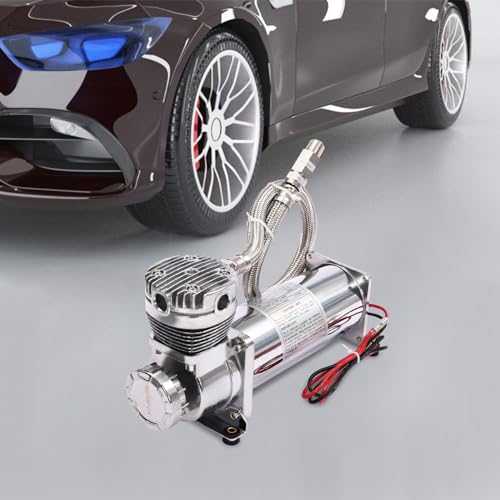 200 PSI 3/8 NPT Air Compressor-Kit, Heavy Duty Air Train Horn, 12 V Air Ride Suspension Kompressor, Hochleistungskompressor für Kraftfahrzeuge, Luftfederungssysteme, Motorräder, T von YNAADYH
