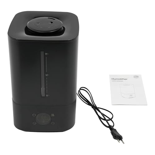 Luftbefeuchter 6L, 3 Levels Für Schlafzimmer 6L Kühle Und Kalte Nebel Luftbefeuchter (Schwarz) von YNAADYH