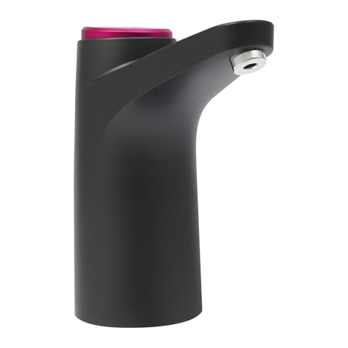 MR001 Pumpe für Wasserflasche, Schwarz, USB-Aufladung, automatische Trinkwasserpumpe, USB-Wasserflasche, Küche, automatisch, Büro schwarz von YNAADYH