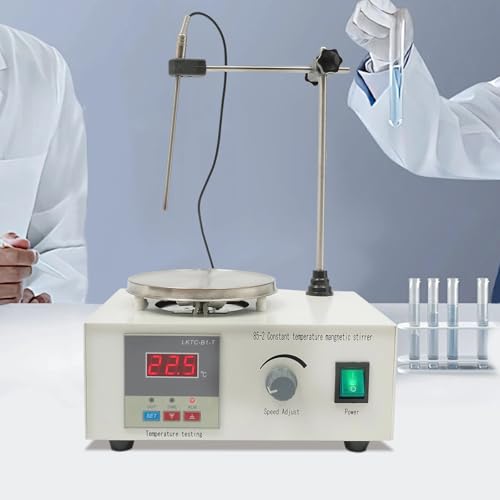 Magnetischer Temperaturanzeige Rührer, Lab Magnetrührer mit Heizplatte Digitaler, Lab Magnetrührer mit Temperaturanzeige Magnetischer Rührer für Labor Digitaler Rührer mit Heizplatte von YNAADYH