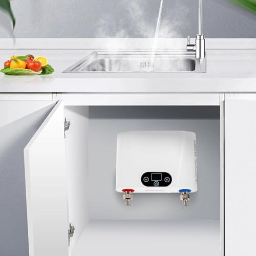 YNAADYH 5.5KW Untertisch Druckfest Wasserdicht Elektrisch Durchlauferhitzer 220V 230V Küche -Durchlauferhitzer Küche - Mini Durchlauferhitzer 5.5Kw von YNAADYH