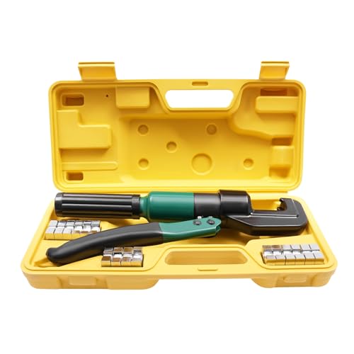 YNAADYH Crimpzange Idraulica Pinze Cavi Terminali Elettrici 4-70 mm² 6T PINZA Hydraulische Crimpzange DIY, Crimpwerkzeug Keller, Garage, Presse, elektrisches Kabel, 6T Compact Lab Cen YNAADYH Crimpzange Idraulica Pinze Cavi Terminali Elettrici 4-70 mm² 6T PINZA Hydraulische Crimpzange DIY, Crimpwerkzeug Keller, Garage, Presse, elektrisches Kabel, 6T Compact Lab Cen von YNAADYH