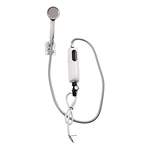YNAADYH Mini Klein-Durchlauferhitzer,Elektro Warmwasser Instant Heizung & Duschkopf,5500W Elektrische Durchlauferhitzer, Fernbedienung Instant Wassererhitzer Küche (3500W) von YNAADYH
