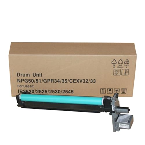 YNGFBFFJ Kompatible Drum-Einheit Kompatibel mit Modelle NPG50 NPG51 GPR32 GPR33 C-EXV32 C-EXV33 Kompatibel mit die Verwendung mit IR2520 IR2525 IR2530 IR2545 ausgelegt von YNGFBFFJ