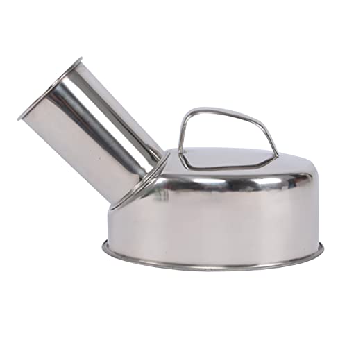 YNGJUENCP Edelstahl Tragbarer Urinal, 1300ml-kammer-töpfe, Kinder, Schwangere Frauen, Weibliche Urin-Eimer Mit Deckel Und Griff, Erwachsene Urintöpfe, Urinale Spitton von YNGJUENCP