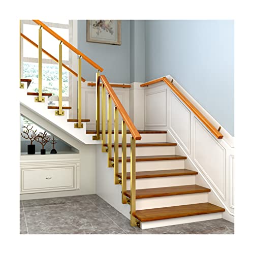 YNGJUENCP Treppen-Handlauf, rutschfest, für den Innenbereich, Sicherheitshandlauf für ältere Menschen und Kinder, geeignet für Kindergarten Dachboden Einkaufszentrum (80 cm/100 cm/120 cm/150 cm) (Größe: 80 cm) von YNGJUENCP