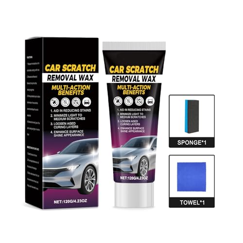 3-Minuten-Kratzer-Rettung, All-in-One-Autoreparatur-Set | Kratzerentferner + Politur + Schutz (inkl. Schwamm und Handtuch) von YNGWVHKET