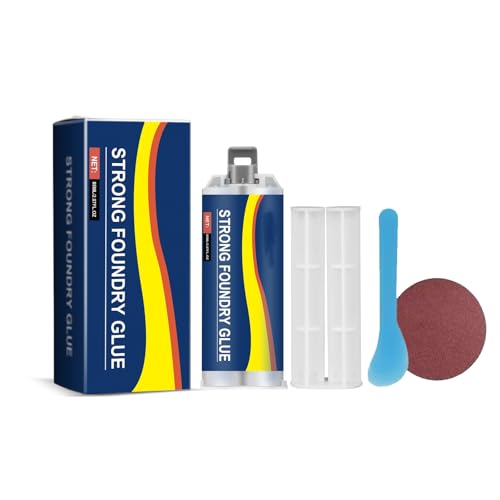 Metallgusskleber AB – Einfache Reparaturen für Edelstahl, Kupfer und Aluminium | Schnellhärtend, schleifbar, wasserfest | 85 ml Heimwerker-Werkzeugset Metallgusskleber AB – Einfache Reparaturen für Edelstahl, Kupfer und Aluminium | Schnellhärtend, schleifbar, wasserfest | 85 ml Heimwerker-Werkzeugset von YNGWVHKET