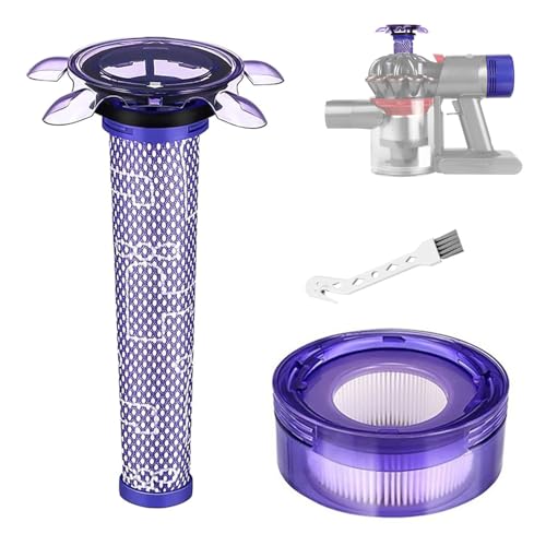 Premium Staubsauger Filter Ersatz Kit für Dyson V7 V8 Filter+Cordless Sv10, Sv11 Akku-Staubsauger Ersatzfilter, 1 Star Pre-Filters And 1 Hepa Post-Filters Replace Part No. 965661-05 & 967478-05 (1) Premium Staubsauger Filter Ersatz Kit für Dyson V7 V8 Filter+Cordless Sv10, Sv11 Akku-Staubsauger Ersatzfilter, 1 Star Pre-Filters And 1 Hepa Post-Filters Replace Part No. 965661-05 & 967478-05 (1) von YNHJQP