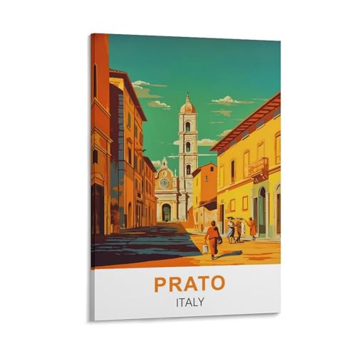 YNIEILUU Prato Italien-Reiseposter, Vintage-Poster, 40 x 60 cm, Leinwand-Kunst, Gemälde, Bilder, Wandkunstdrucke YNIEILUU Prato Italien-Reiseposter, Vintage-Poster, 40 x 60 cm, Leinwand-Kunst, Gemälde, Bilder, Wandkunstdrucke von YNIEILUU