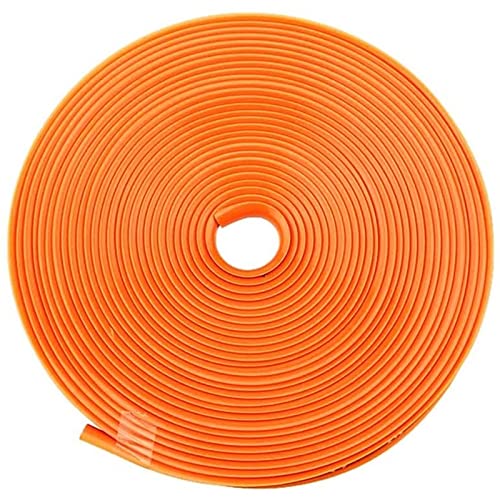 YNITJH Auto Felgen Kantenschutz,Felgen Schutzring Felgenringe Felgenstyling Rim Protector Felgendekorationslinie Auto Zierleisten (8 m),Orange von YNITJH