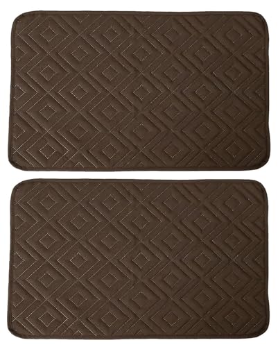 YNJJKA Sofa Armlehnenbezüge Stuhl Armschoner Für Sessel Couch Ohrensessel Armlehnenschoner Kopfschutz Überzug Armbezug Sesselbezüge Kopfstützenschutz Armlehnen Arm Bezug(Kaffee,2 Armrest) von YNJJKA