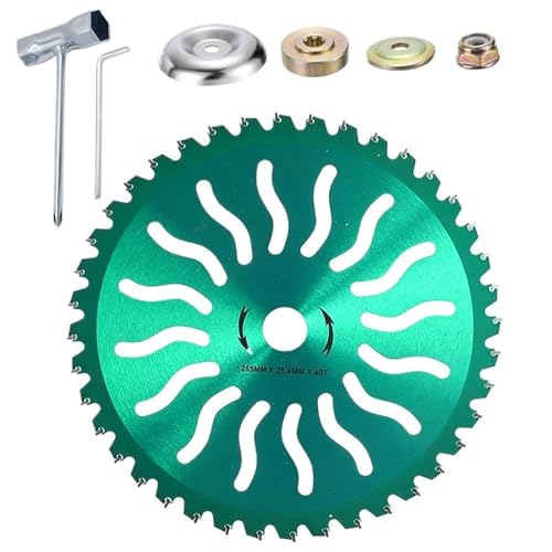 10 Zoll 40T-Schneidklinge Aus Legierung For Rasenmäher Und Freischneider, Steinbeständiges Design(10inch 1pc Parts 6) von YNKJFOD