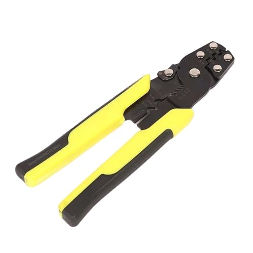 Draht-Crimper/Stripper Multifunktions-Kabelschneider Crimper Zange Elektriker Crimpwerkzeug(1PCS Yellow Black) von YNKJFOD