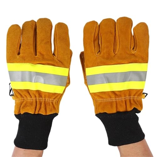Feuerisolierende Sicherheitsarbeitshelme Flammhemmende Kopfbedeckung Aus Strickgewebe Hochtemperatur-Arbeitskopf-Gesichtsschutzhut(Suede cowhid) von YNKJFOD