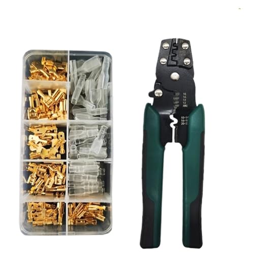 Multifunktions-Mini-Crimpzange For Elektrische Anschlüsse Mit Abisolier- Und Schneidehandcrimpwerkzeug, Mehrere Anschlusssätze(135PCS Pliers) von YNKJFOD