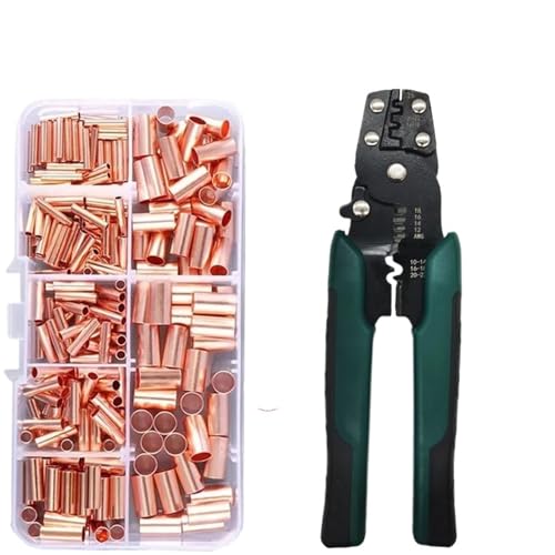 Multifunktions-Mini-Crimpzange For Elektrische Anschlüsse Mit Abisolier- Und Schneidehandcrimpwerkzeug, Mehrere Anschlusssätze(250PCS Pliers) von YNKJFOD