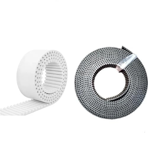 Offener Zahnriemen Aus Polyurethan Mit 8 Mm Teilung, 8M Zahnriemen, 8M 20 30 50 Länge(7Meter,Black color,47mm) von YNKJFOD