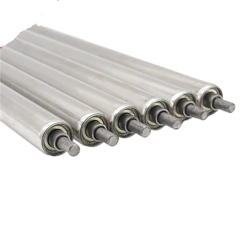 Verzinkter Rollenförderer Mit 25 Mm Durchmesser, Edelstahl 201, 100–500 Mm Länge For Den Industriellen Einsatz(25x300mm(350mm),Galvanized) von YNKJFOD