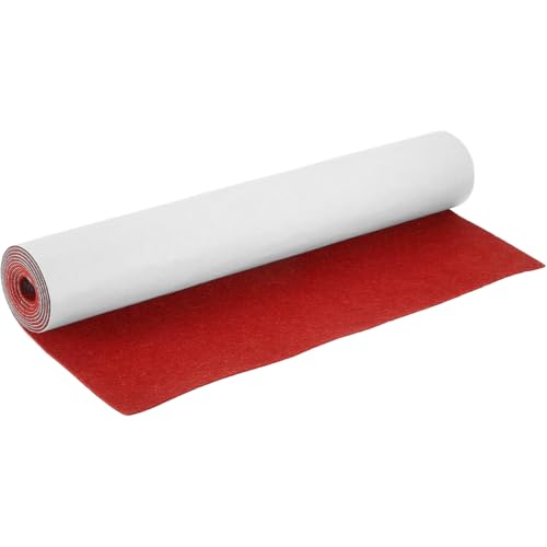YNNHUDEEP Filz Selbstklebend Filzmatte Filzstoff Rot - 40x220cm 1mm Dick Filzrolle DIY, für Schachtel-Liner Untersetzer Schubladenmatte Auto Filz Bilderrahmen Stuhlbein Tischbeine YNNHUDEEP Filz Selbstklebend Filzmatte Filzstoff Rot - 40x220cm 1mm Dick Filzrolle DIY, für Schachtel-Liner Untersetzer Schubladenmatte Auto Filz Bilderrahmen Stuhlbein Tischbeine von YNNHUDEEP
