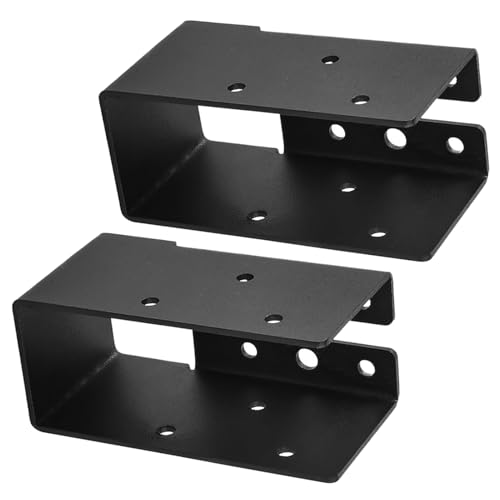YNPQTDS 2x4 Winkelverbinder Für Holz, Versteckte Terrassengeländer Verbinder, Hochbelastbarer Balkenstabilisator 2er-Set Für Trägerstütze Treppengeländer Schaukel Spielplatz Pergola YNPQTDS 2x4 Winkelverbinder Für Holz, Versteckte Terrassengeländer Verbinder, Hochbelastbarer Balkenstabilisator 2er-Set Für Trägerstütze Treppengeländer Schaukel Spielplatz Pergola von YNPQTDS