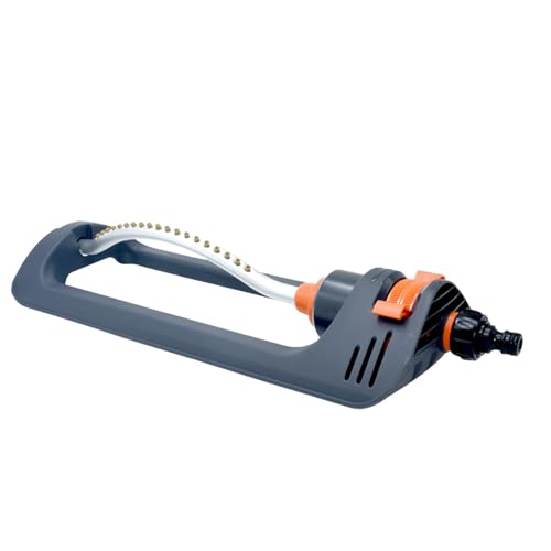 YNPQTDS 45.5x15x7 cm rasensprengers Viereckregner Rasensprinkler Oszillationssprenger Garten Oszillationsregner Mit 19 Loch Für Gleichmäßige Flächenbewässerung von YNPQTDS