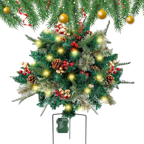YNPQTDS Christmas Tree Gartenständer,Beleuchteter Weihnachtskiefer Mit Pflock | Künstliche Saisonale Dekoration Für Garten Und Und Terrasse Blumenbeet Eingang Einfahrt Hof YNPQTDS Christmas Tree Gartenständer,Beleuchteter Weihnachtskiefer Mit Pflock | Künstliche Saisonale Dekoration Für Garten Und Und Terrasse Blumenbeet Eingang Einfahrt Hof von YNPQTDS