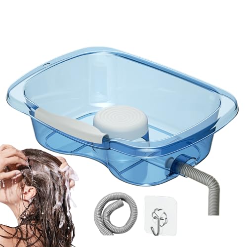 YNPQTDS Haarwaschbecken, 46 x 34 x 14 cm, tragbare Winter-Shampoo-Schüssel für den Nachttisch, wasserdichte und auslaufsichere Haarwaschschüssel für ältere Senioren und behinderte Patienten im Bett YNPQTDS Haarwaschbecken, 46 x 34 x 14 cm, tragbare Winter-Shampoo-Schüssel für den Nachttisch, wasserdichte und auslaufsichere Haarwaschschüssel für ältere Senioren und behinderte Patienten im Bett von YNPQTDS