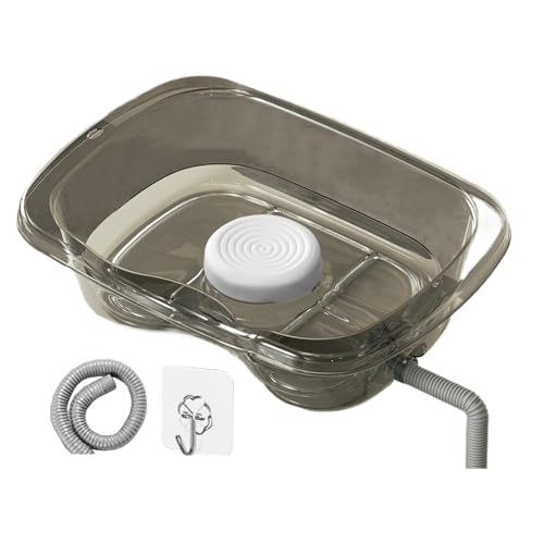 YNPQTDS Haarwaschbecken, 46 x 34 x 14 cm, tragbare Winter-Shampoo-Schüssel für den Nachttisch, wasserdichte und auslaufsichere Haarwaschschüssel für ältere Senioren und behinderte Patienten im Bett YNPQTDS Haarwaschbecken, 46 x 34 x 14 cm, tragbare Winter-Shampoo-Schüssel für den Nachttisch, wasserdichte und auslaufsichere Haarwaschschüssel für ältere Senioren und behinderte Patienten im Bett von YNPQTDS