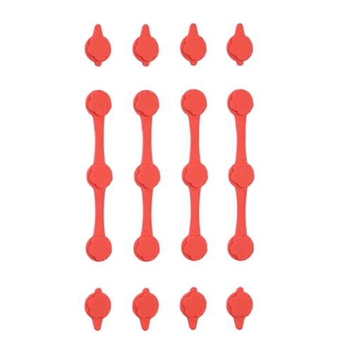 YNPQTDS Luftfritteuse Magnet Silikonverschluss 4X Air Fryer Magnet Silikon Schnalle Set 10,5x1,5 CmErsatzteile Des Linerhalters Verhindern Hitzebeständig Küchenzubehör Für Heißluftfritteusen von YNPQTDS