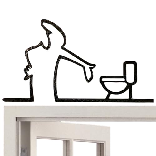 YNPQTDS Lustige Badezimmer Schilder,WC Zeichen Deko & Witzige Toiletten Accessoires | Eisen Abstrakte Kunst Wanddekoration Für Küche Restaurant Party Dekorationen Geschäft Wohnzimmer YNPQTDS Lustige Badezimmer Schilder,WC Zeichen Deko & Witzige Toiletten Accessoires | Eisen Abstrakte Kunst Wanddekoration Für Küche Restaurant Party Dekorationen Geschäft Wohnzimmer von YNPQTDS