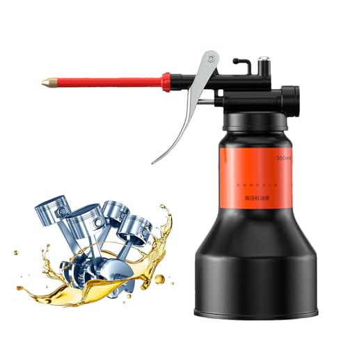 YNPQTDS Oiler Can, 350ml Industrielle Pumpendose, Schmierspender mit gerader Tülle für Garage Kleingeräte Elektronik Industrie von YNPQTDS