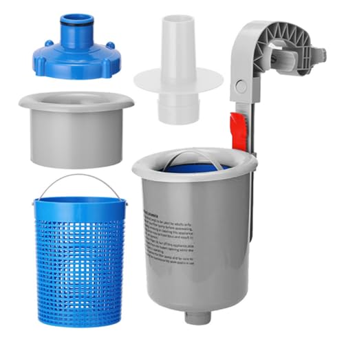 YNPQTDS Pool Skimmer Kit | Automatisches Schwimmbad Wasser Reinigungsset | Automatischer Schmutzentferner Ersatzteile für Rohrmetallrahmen Hof Park Garten von YNPQTDS