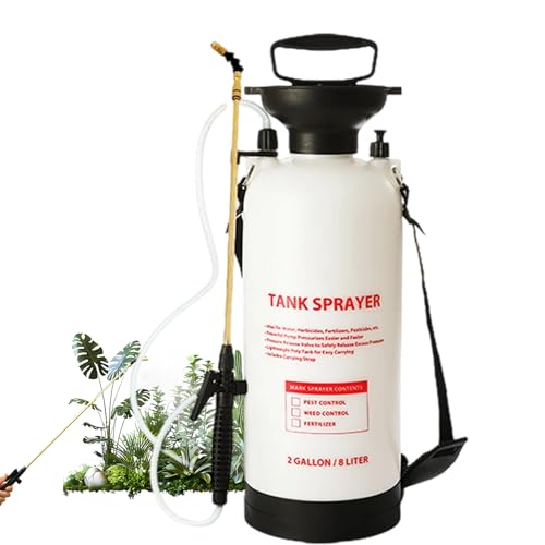 YNPQTDS Rasen- Und Gartenpumpensprühgerät - Multifunktions-Wassersprüher - Tragbarer Manueller Sprüher Für Pflanzen Bewässern Außenbereich Reinigung von YNPQTDS