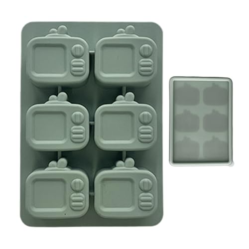 YNPQTDS Silikon Eisform,Silikon Eiswürfelform Fernseher-Design - 6 Fächer Auslaufschutz Küchenwerkzeug Für Heiße Tage Cocktails Saft Zuhause YNPQTDS Silikon Eisform,Silikon Eiswürfelform Fernseher-Design - 6 Fächer Auslaufschutz Küchenwerkzeug Für Heiße Tage Cocktails Saft Zuhause von YNPQTDS