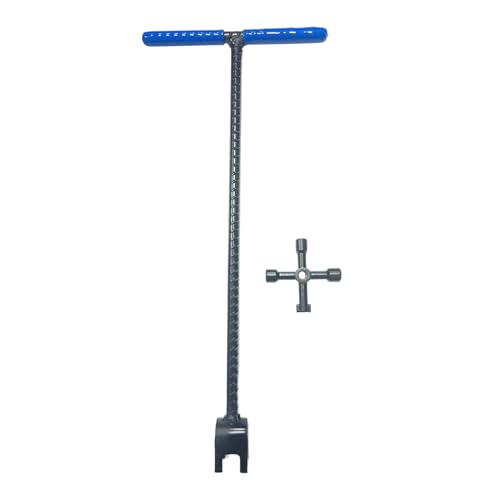 YNPQTDS Wasser Absperrschlüssel - T-förmiger Wasserzähler Ventilschlüssel - Garten Ventilschlüssel - Für Rasen Camping Zuhause Garten Bewässerung Bau Hinterhof Outdoor YNPQTDS Wasser Absperrschlüssel - T-förmiger Wasserzähler Ventilschlüssel - Garten Ventilschlüssel - Für Rasen Camping Zuhause Garten Bewässerung Bau Hinterhof Outdoor von YNPQTDS